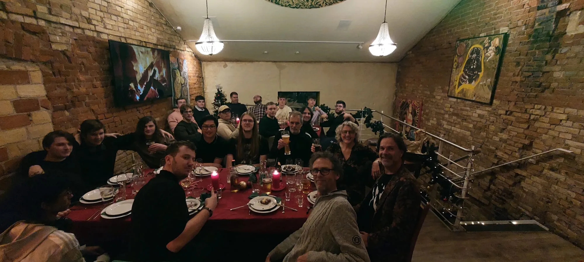 Shared Christmas lunch in Aarhus city centre